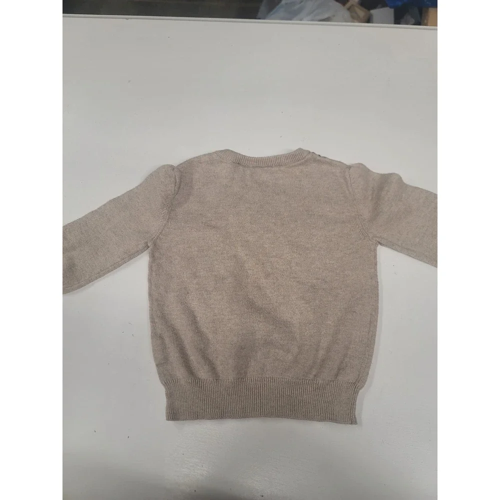 Childrens Place Boys Argyle Sweater Size 12-18 Months Beige Black Gray‎ Casual